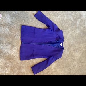 Barely Worn Vintage Talbots Misses Purple Silk Blazer Size 10